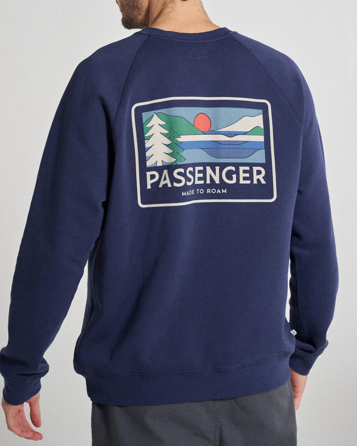 Roamer Men's Organic Cotton Sweatshirt - Rich Navy